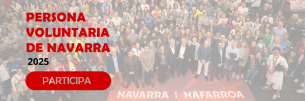 Distincin a la persona voluntaria de Navarra 2025