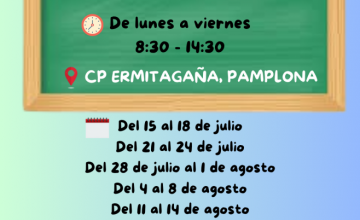Escuela de verano para nios y nias con autismo en Pamplona