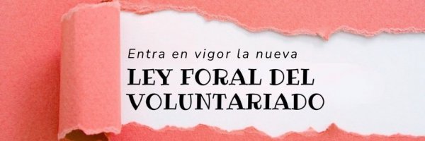 En vigor la nueva Ley de Voluntariado de Navarra