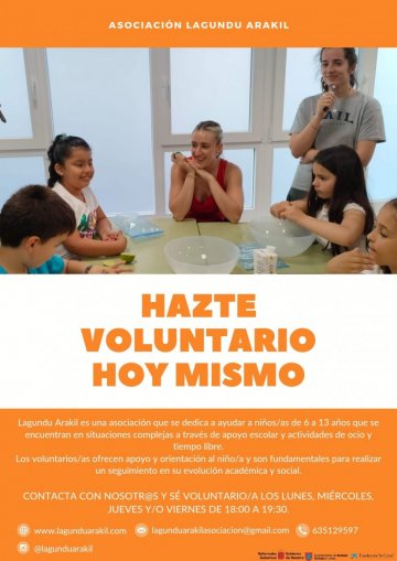 Voluntariado en Burlada: Apoyo educativo y familiar para la inclusin social