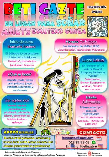 Centro Juvenil Beti Gazte. Actividad para el ocio y tiempo libre  