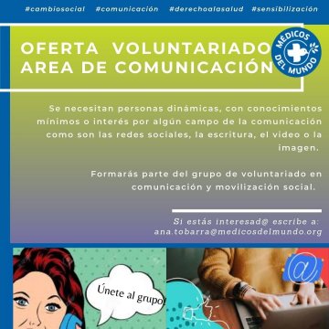 Apoyo en el rea de comunicacin