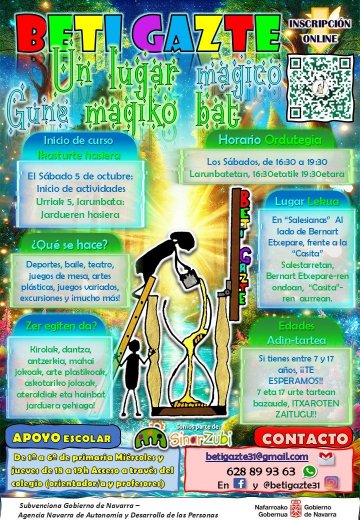 Apoyo escolar Beti Gazte (Txantrea) 
