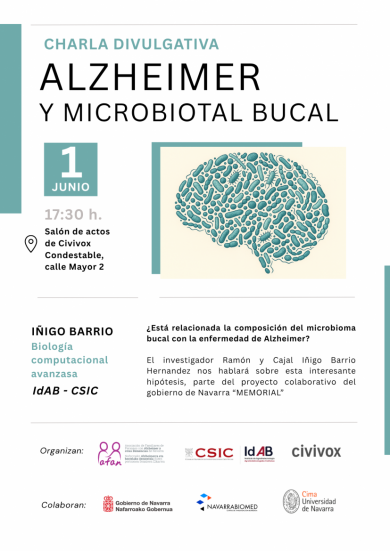 Charla: Alzheimer y microbiota bucal 