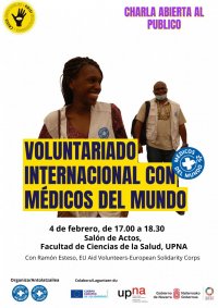 Charla sobre Voluntariado Internacional con Mdicos del Mundo