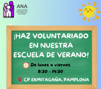 Escuela de verano para nios y nias con autismo en Pamplona