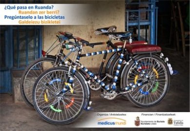 Exposicin Qu pasa en Ruanda? Pregntaselo a las bicicletas