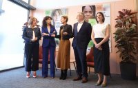 La Presidenta Chivite recibe a la Coordinadora de ONGD de Navarra