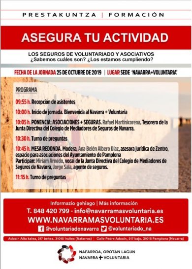 Los seguros de voluntariado y asociativos. Ao 2019