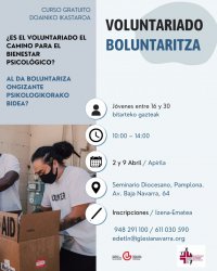 Nuevo curso gratuitode la ENAJ sobre voluntariado