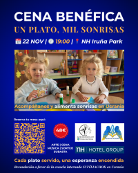 Un plato, mil sonrisas: Cena Benfica por Ucrania 