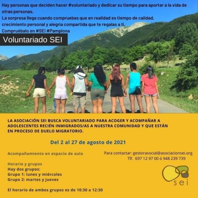 Agosto y voluntariado