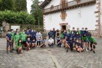 25 jvenes participan en el Campo de voluntariado medioambiental que se desarrolla en Bertiz