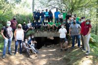 La Frontera fortificada’ reúne a 25 jóvenes de ocho comunidades autónomas para recuperar búnkeres del franquismo en el Pirineo Navarro